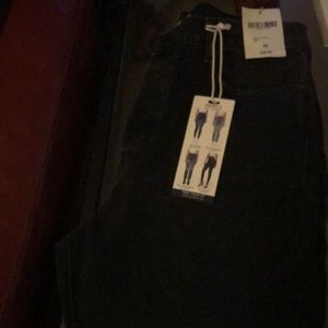 Brand new distressed black jeans